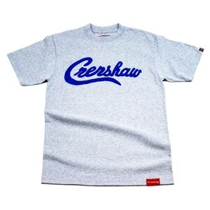 NWT The Marathon Clothing Limited Edition Crenshaw T-Shirt Heather Grey Royal S